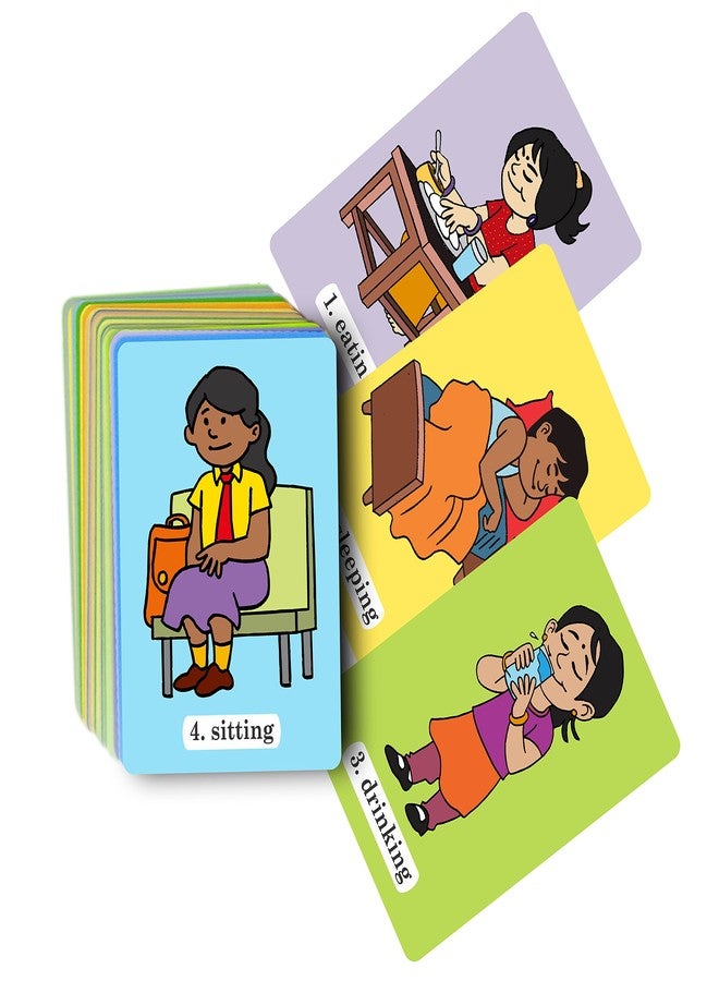 Brainy Bug Resources Action Words Super Bundle with App-Enabled Audio Feature | 164 Action Words | 30 Verbs in Sentences | 60 Verbs - Past Tense and Future Tense - Image 4